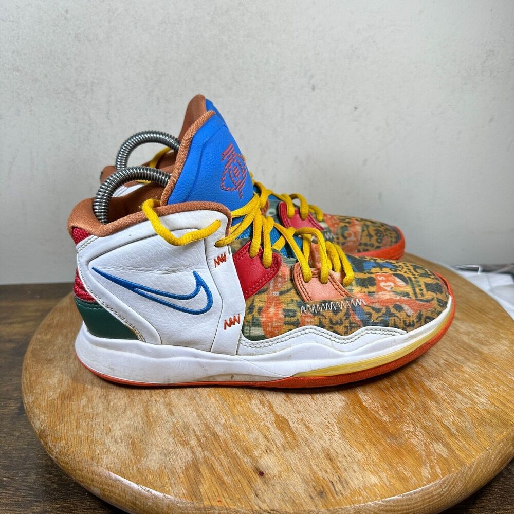 Nike Kyrie Infinity GS 'KY-D' White DD0334-100 Basketball Shoes Women's Size 6.5